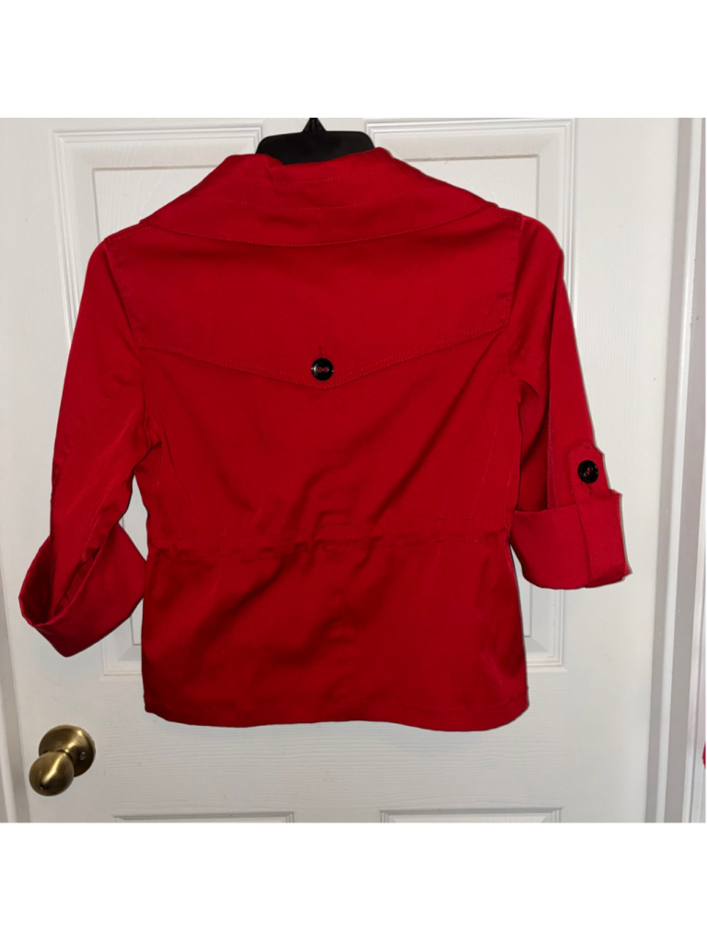 Women's Ruby Rd. Utility Jacket Red Size 6 - Picture 3 of 4